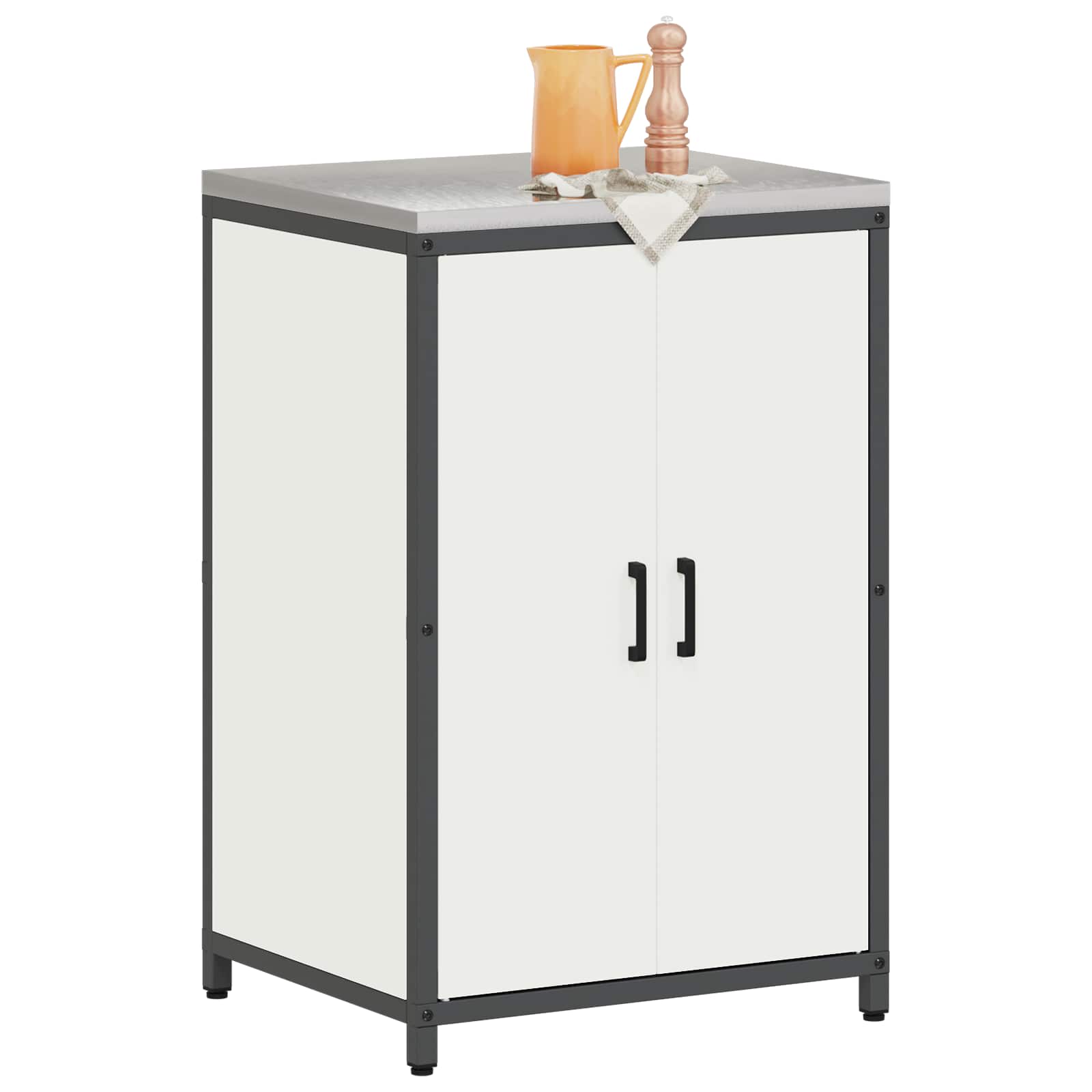Meuble de rangement de cuisine HATTEM Blanc 60 x 50 x 92 cm - XIOS
