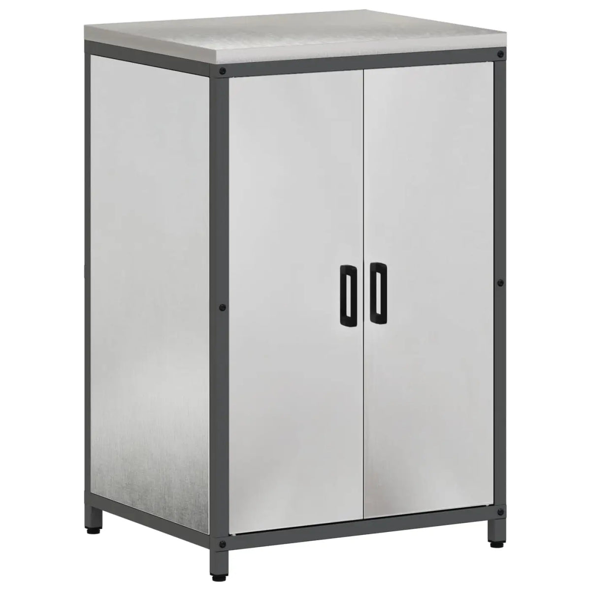 Meuble de rangement de cuisine HATTEM Argenté 60 x 50 x 92 cm - XIOS