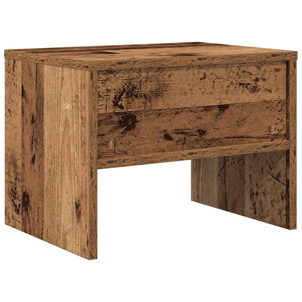 Cabinet de chevet 2 pcs Bois ancien 40 x 40 x 30 cm - XIOS