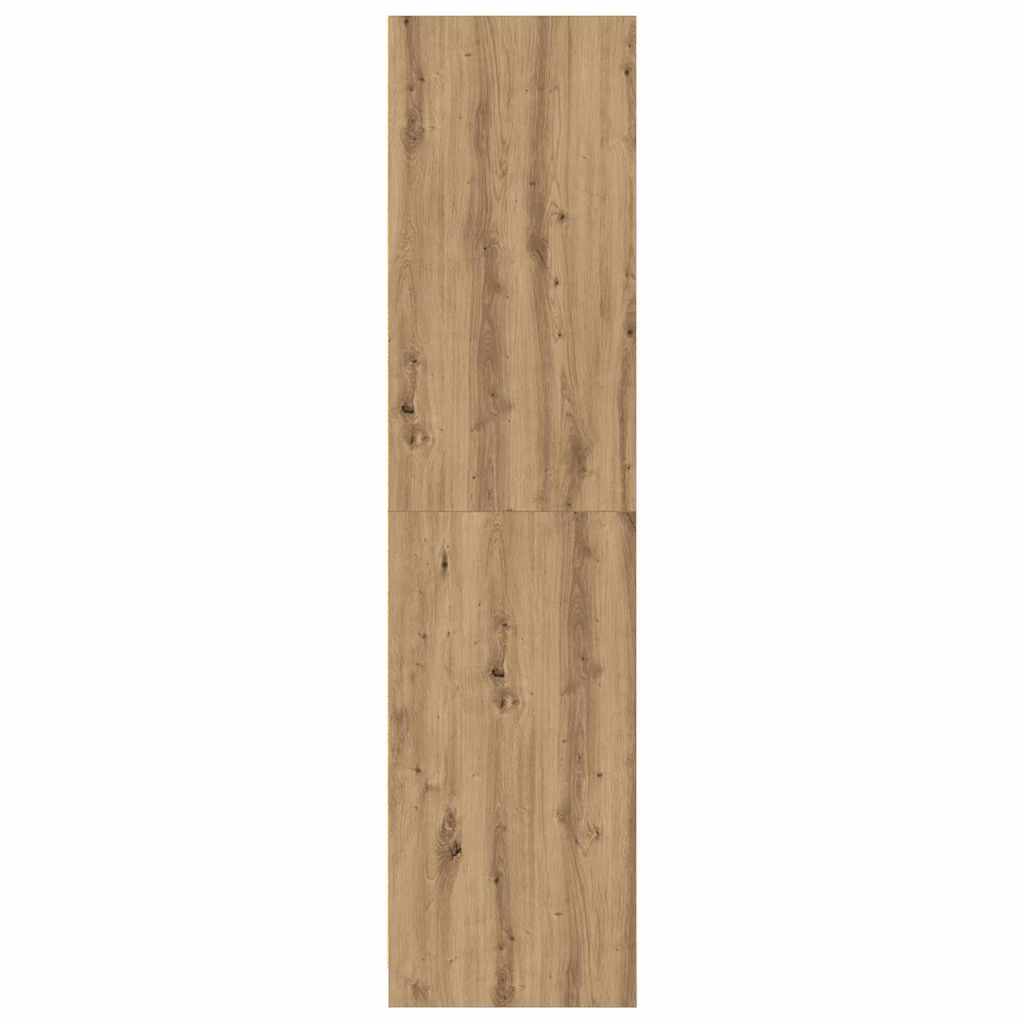 Armoire avec étagère chêne artisanal Bois d'ingénierie - XIOS