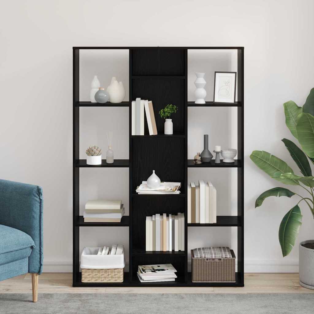 Paravent Chêne noir 100 x 24 x 140 cm Bois d'ingénierie XIOS