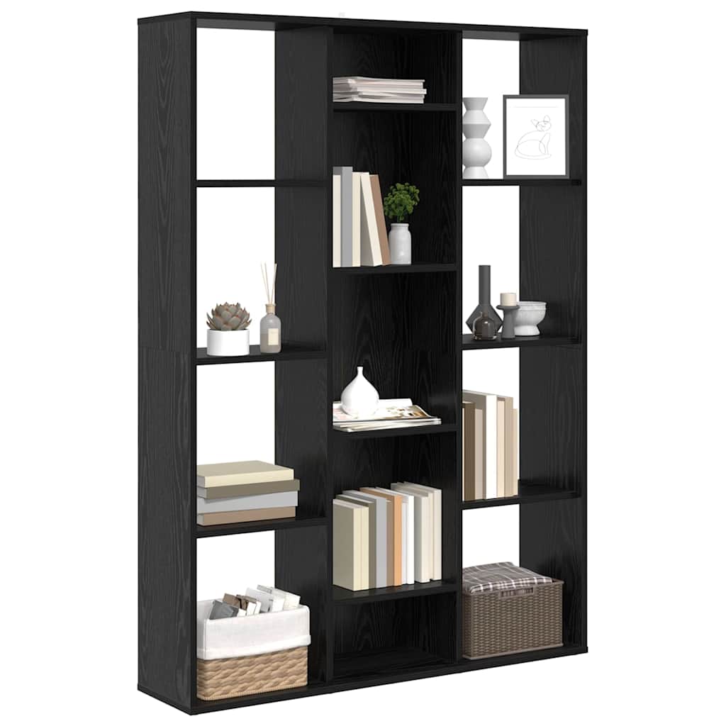 Paravent Chêne noir 100 x 24 x 140 cm Bois d'ingénierie XIOS