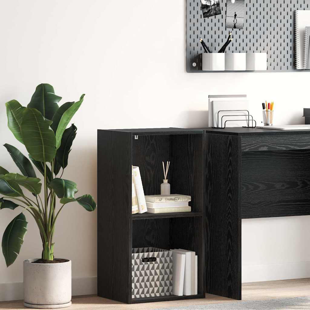 Bibliothèque Chêne noir 40 x 30 x 77 cm Bois d'ingénierie - XIOS