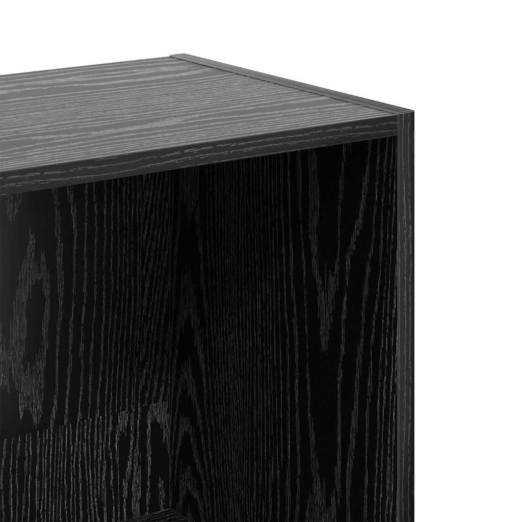 Bibliothèque Chêne noir 40 x 30 x 114 cm Bois d'ingénierie - XIOS