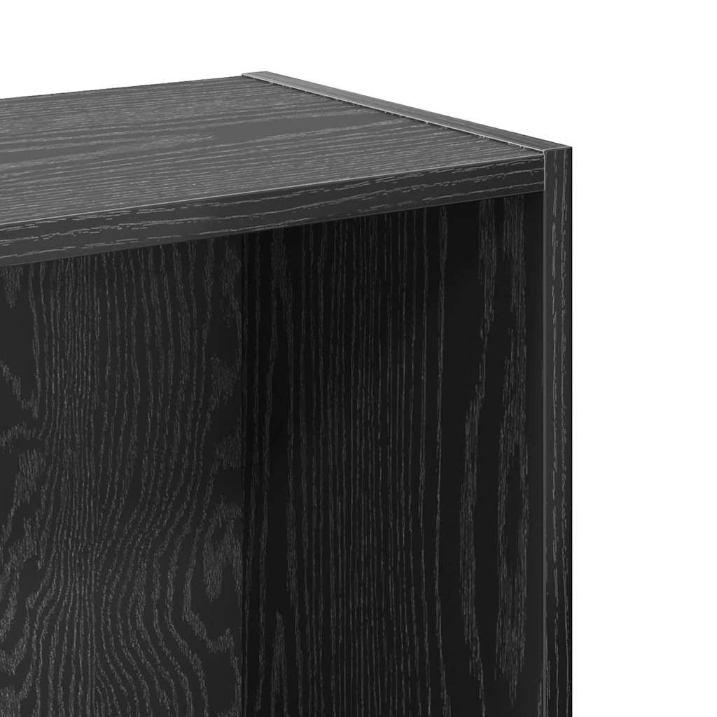 Étagère Chêne noir 80 x 24 x 76 cm Bois d'ingénierie - XIOS