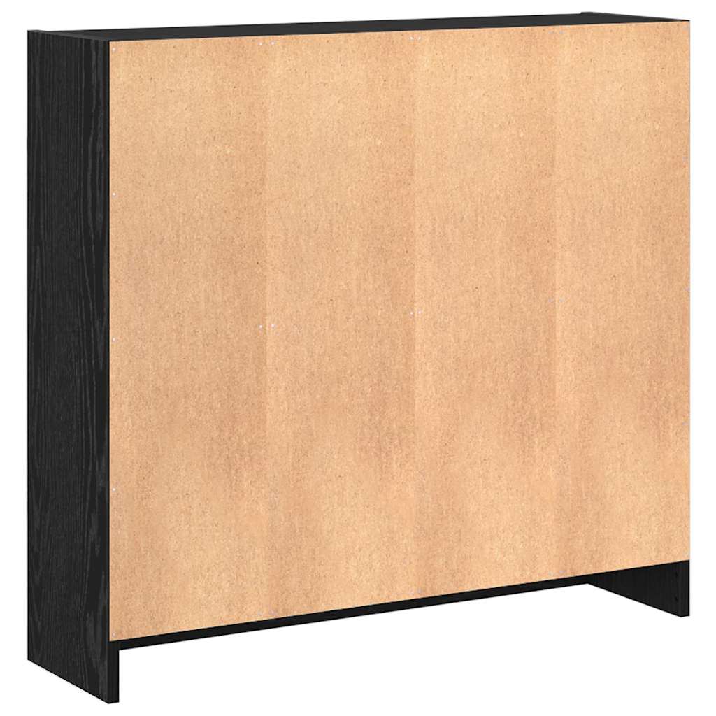 Étagère Chêne noir 80 x 24 x 76 cm Bois d'ingénierie - XIOS