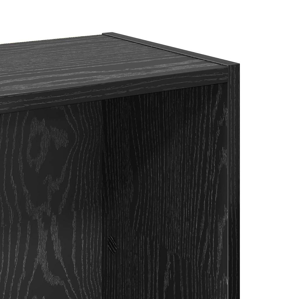 Étagère Chêne noir 80 x 24 x 109 cm Bois d'ingénierie - XIOS