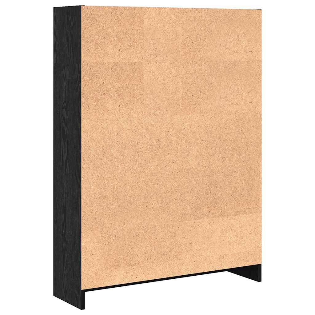 Étagère Chêne noir 80 x 24 x 109 cm Bois d'ingénierie - XIOS