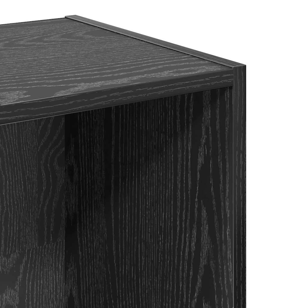 Bibliothèque Chêne noir 40 x 30 x 152 cm Bois d'ingénierie - XIOS