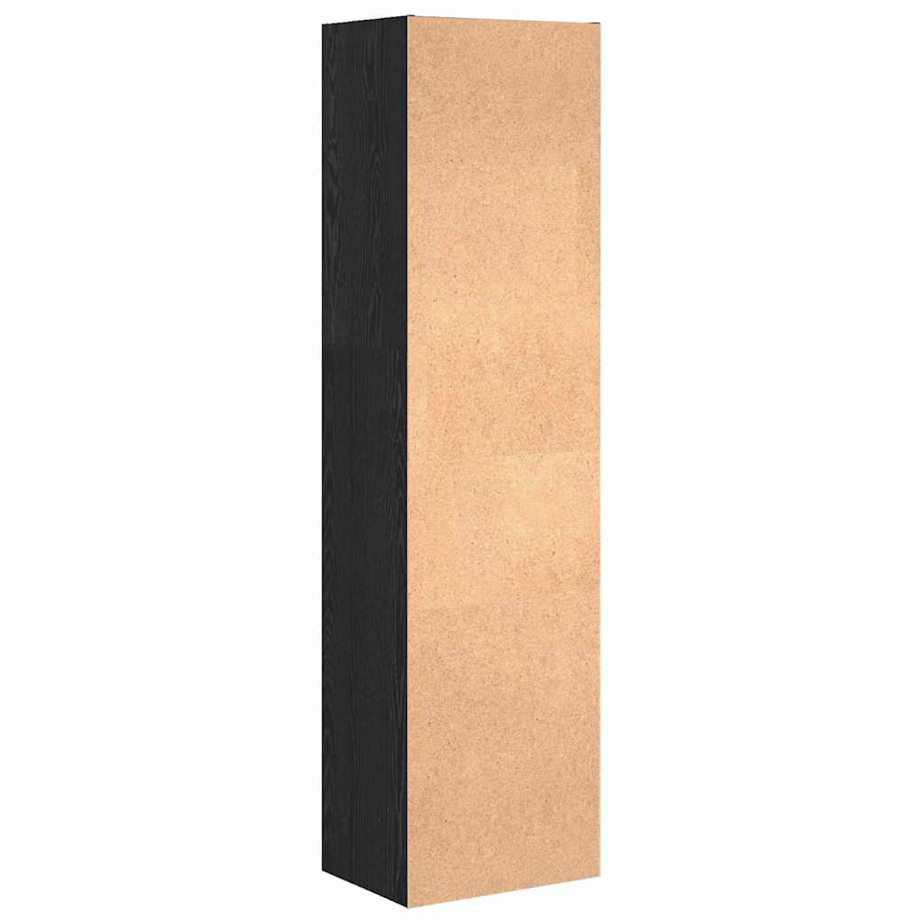 Bibliothèque Chêne noir 40 x 30 x 152 cm Bois d'ingénierie - XIOS