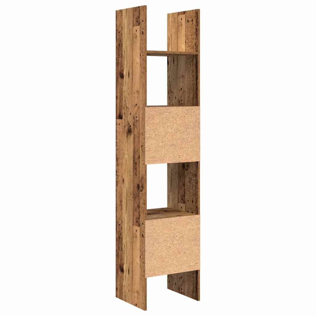 Bibliothèque Bois ancien 40 x 35 x 180 cm Bois d'ingénierie - XIOS