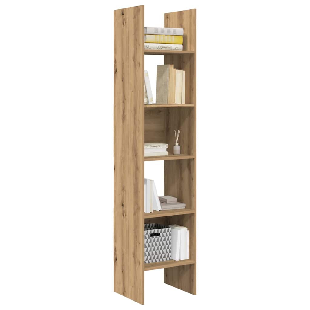 Bibliothèque chêne artisanal 40 x 35 x 180 cm Bois d'ingénierie - XIOS