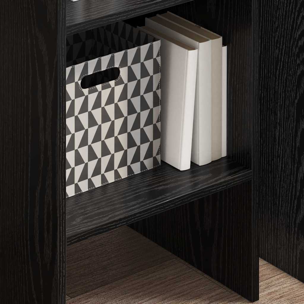 Bibliothèque Chêne noir 40 x 35 x 180 cm Bois d'ingénierie - XIOS