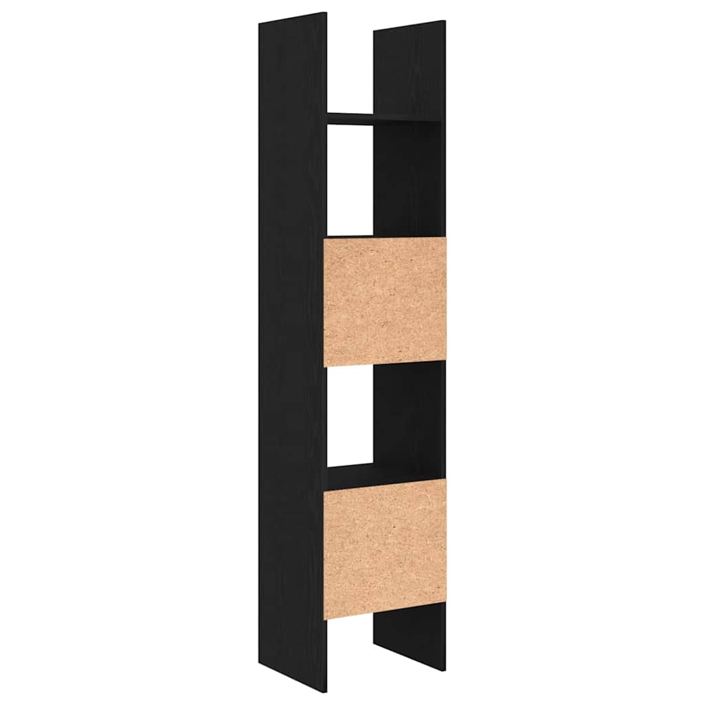 Bibliothèque Chêne noir 40 x 35 x 180 cm Bois d'ingénierie - XIOS