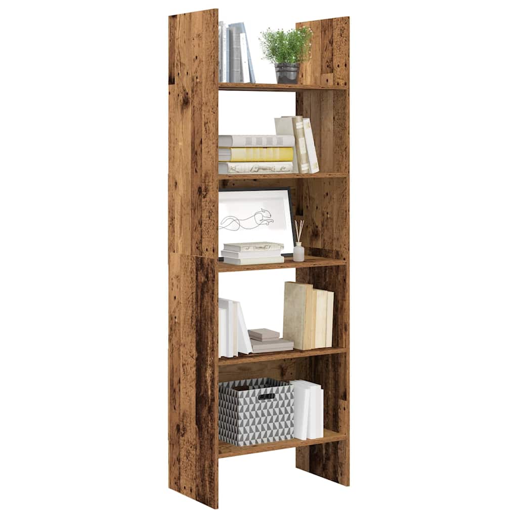 Bibliothèque Bois ancien 60 x 35 x 180 cm Bois d'ingénierie - XIOS