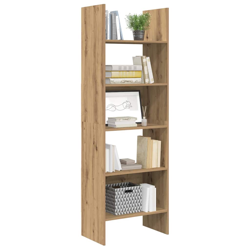 Bibliothèque chêne artisanal 60 x 35 x 180 cm Bois d'ingénierie - XIOS