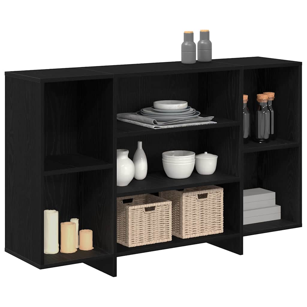 Buffet Chêne noir 120 x 30 x 75 cm Bois d'ingénierie - XIOS