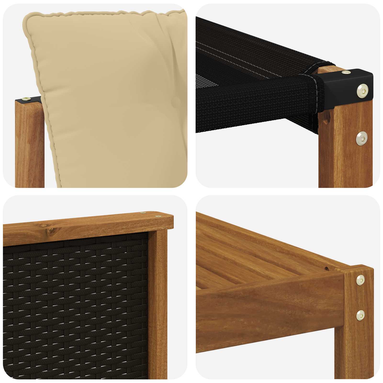 Ensemble de canapés d'extérieur 8 pcs Naturel et Beige - XIOS