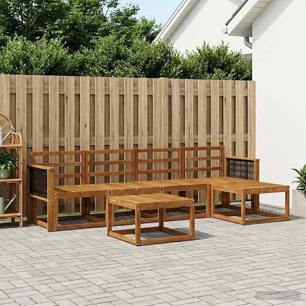 Ensemble de canapés d'extérieur 6 pcs Naturel - XIOS