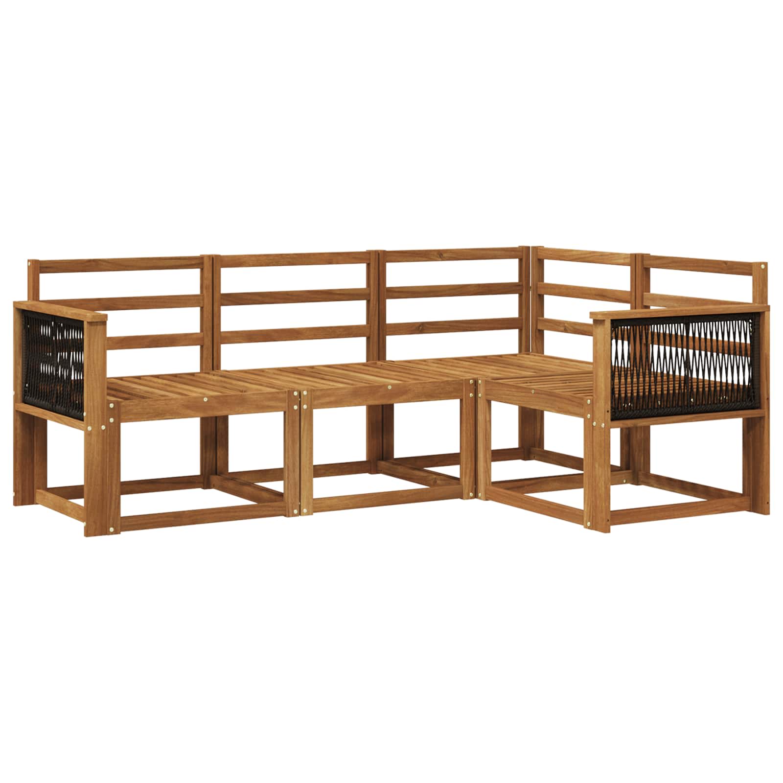Ensemble de canapés d'extérieur 4 pcs Naturel - XIOS