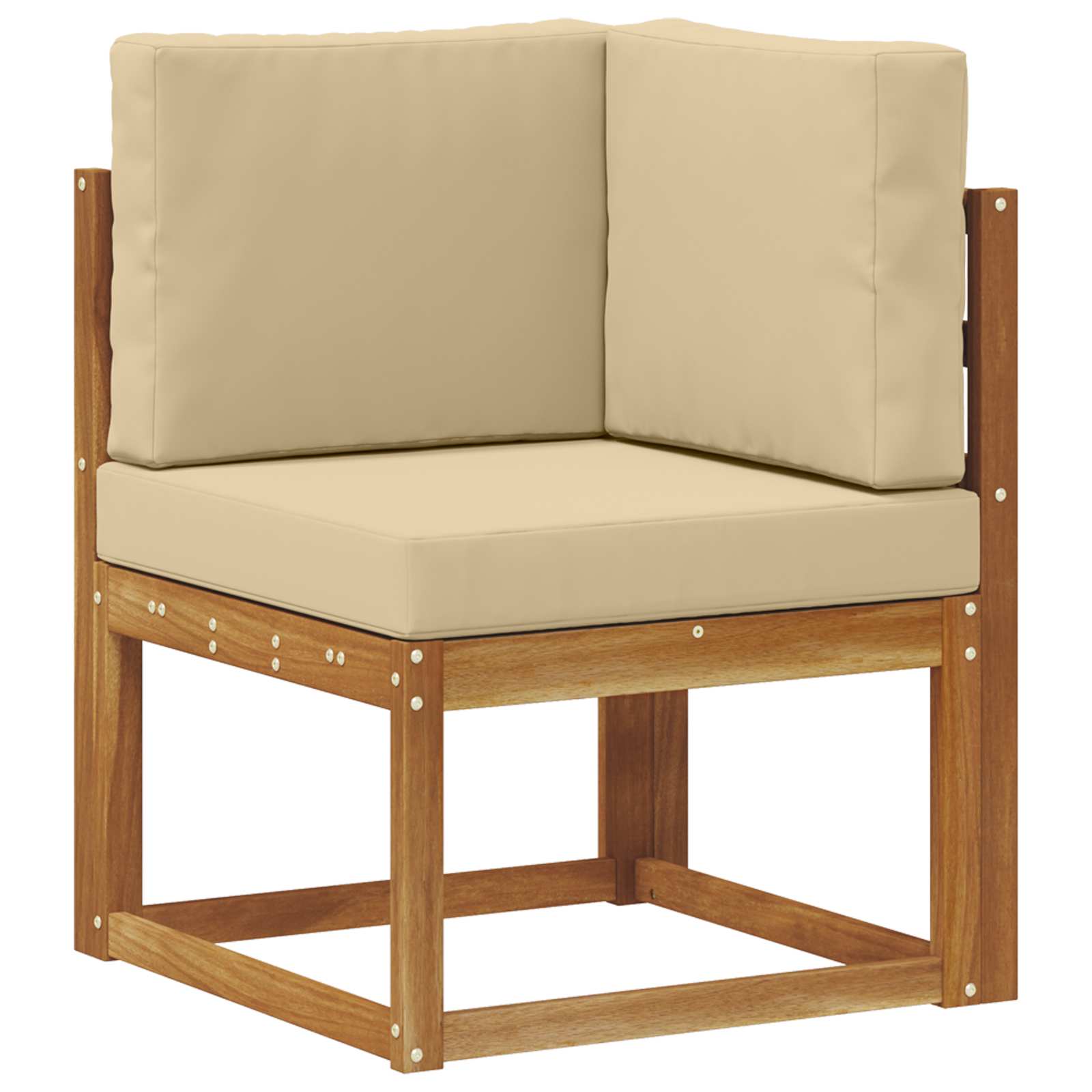 Ensemble de canapés d'extérieur 6 pcs Naturel et Beige - XIOS