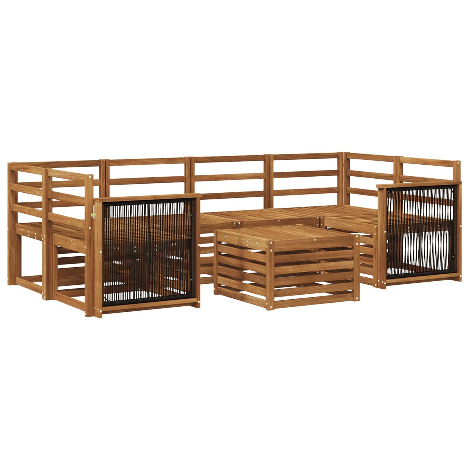 Ensemble de canapés d'extérieur 7 pcs Naturel - XIOS