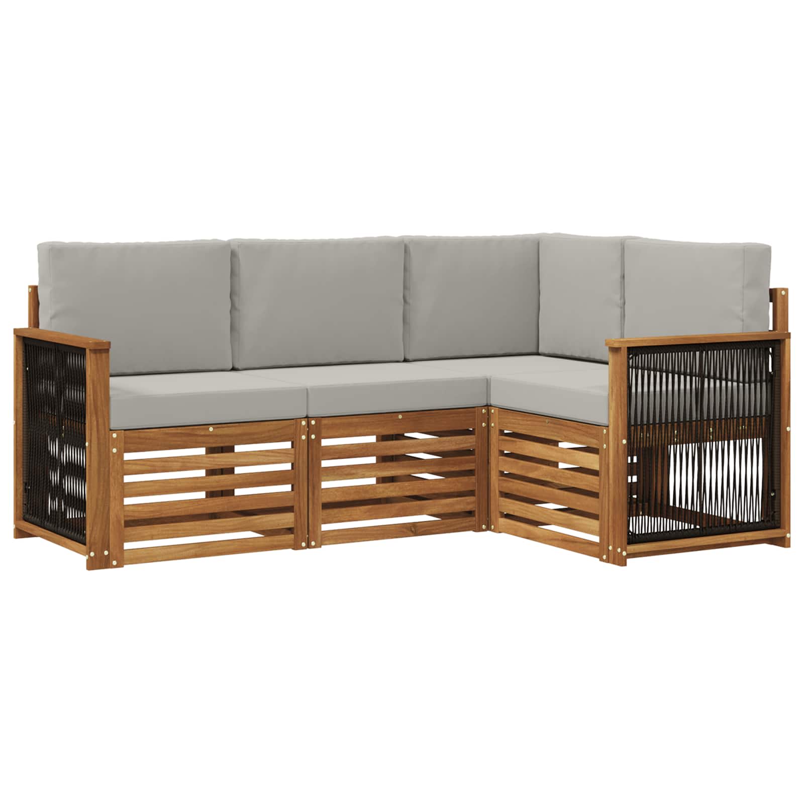 Ensemble de canapés d'extérieur 4 pc Polyester