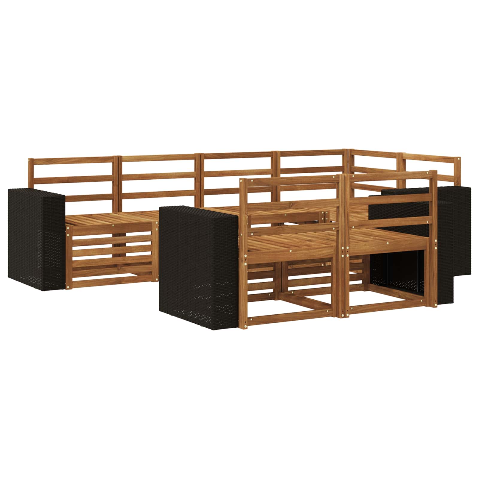 Ensemble de canapé d'angle 7 pcs Naturel - XIOS