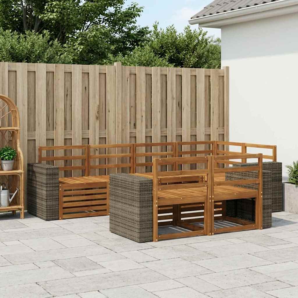 Ensemble de canapé d'angle 7 pcs Naturel - XIOS