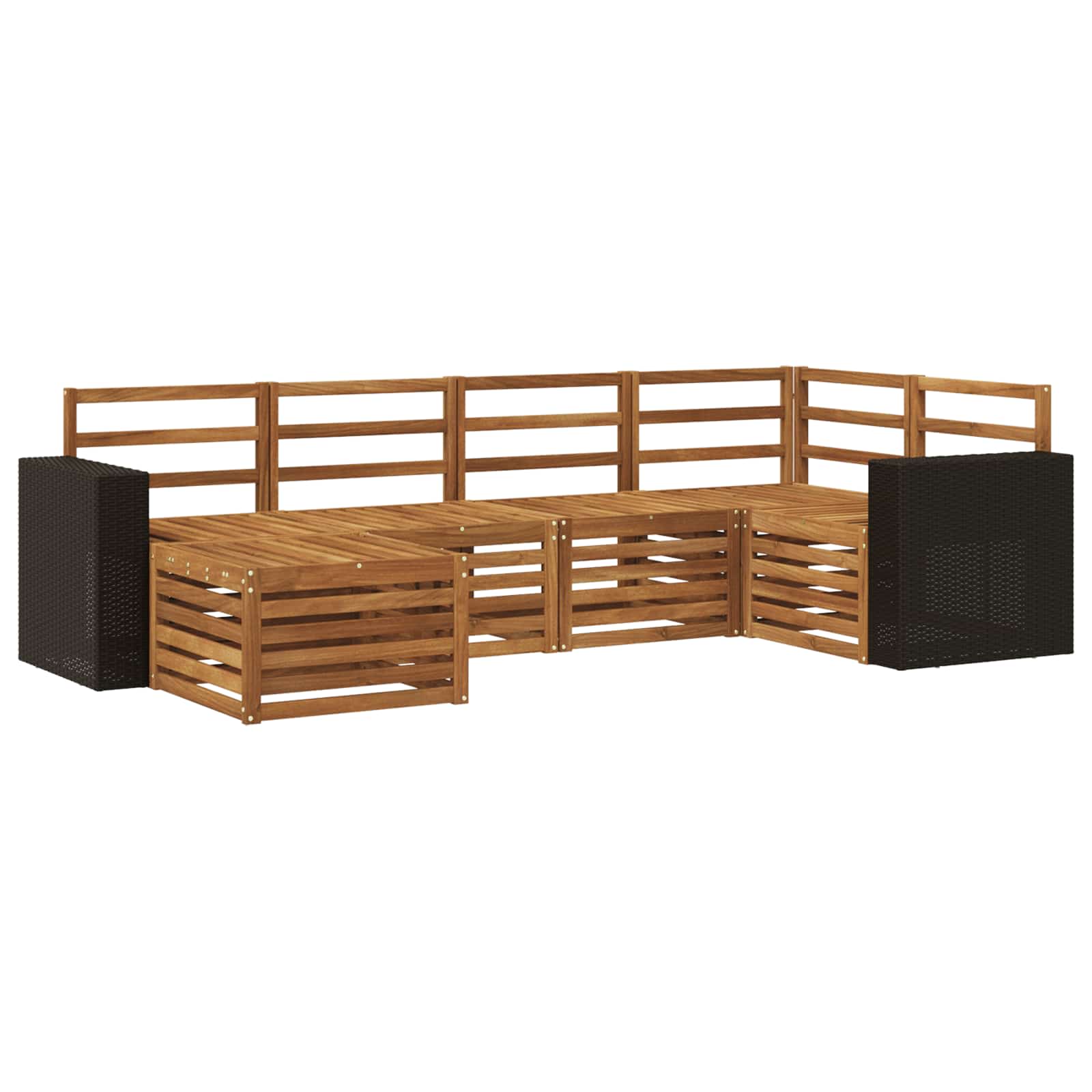 Ensemble de canapé d'angle 6 pcs Naturel - XIOS