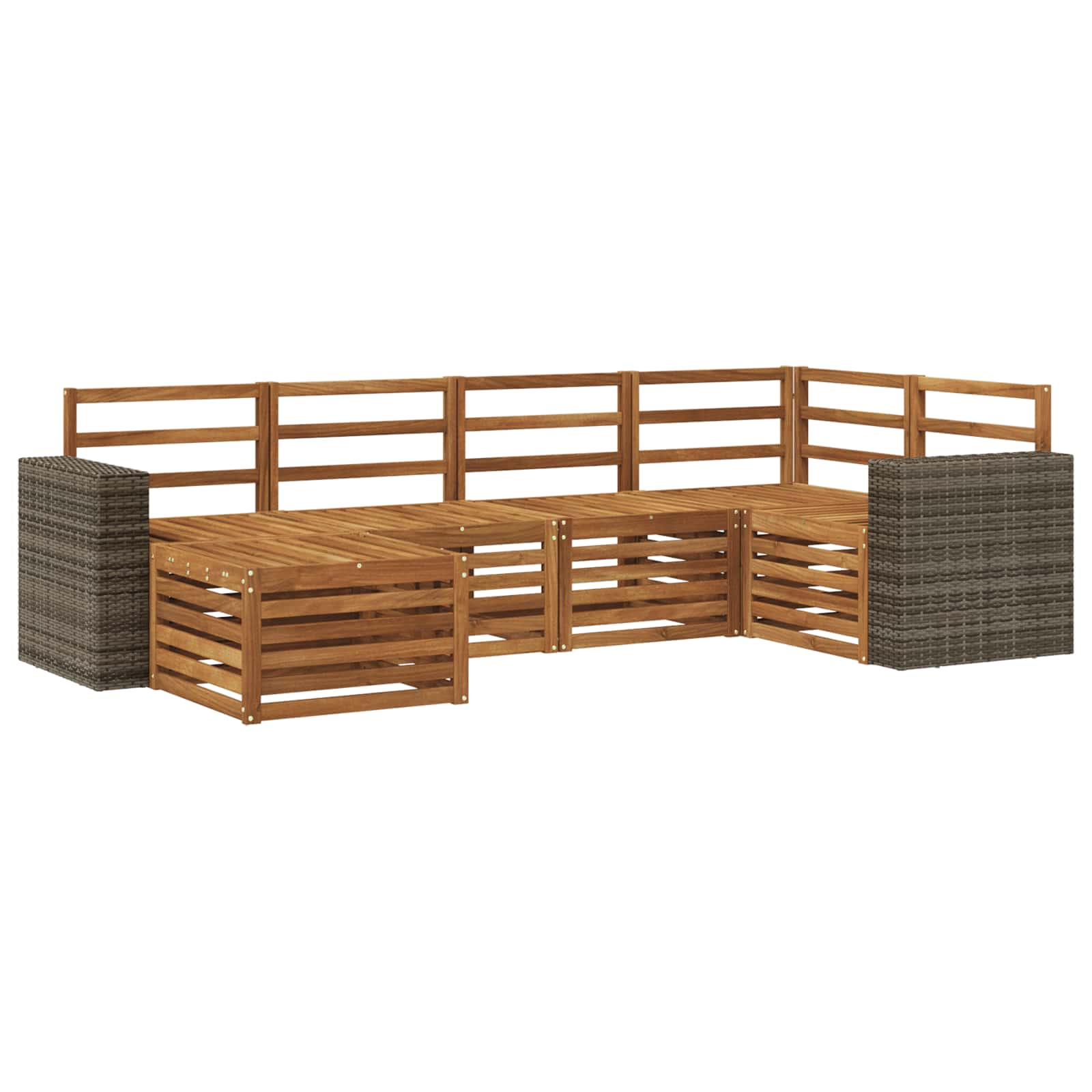 Ensemble de canapé d'angle 6 pcs Naturel - XIOS
