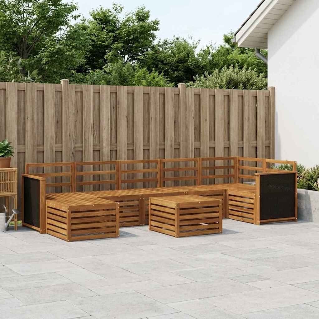 Ensemble de canapés d'extérieur 7 pcs Naturel - XIOS