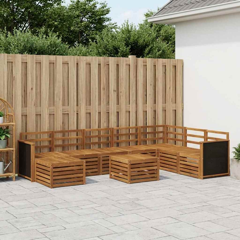 Ensemble de canapés d'extérieur 7 pcs Naturel - XIOS