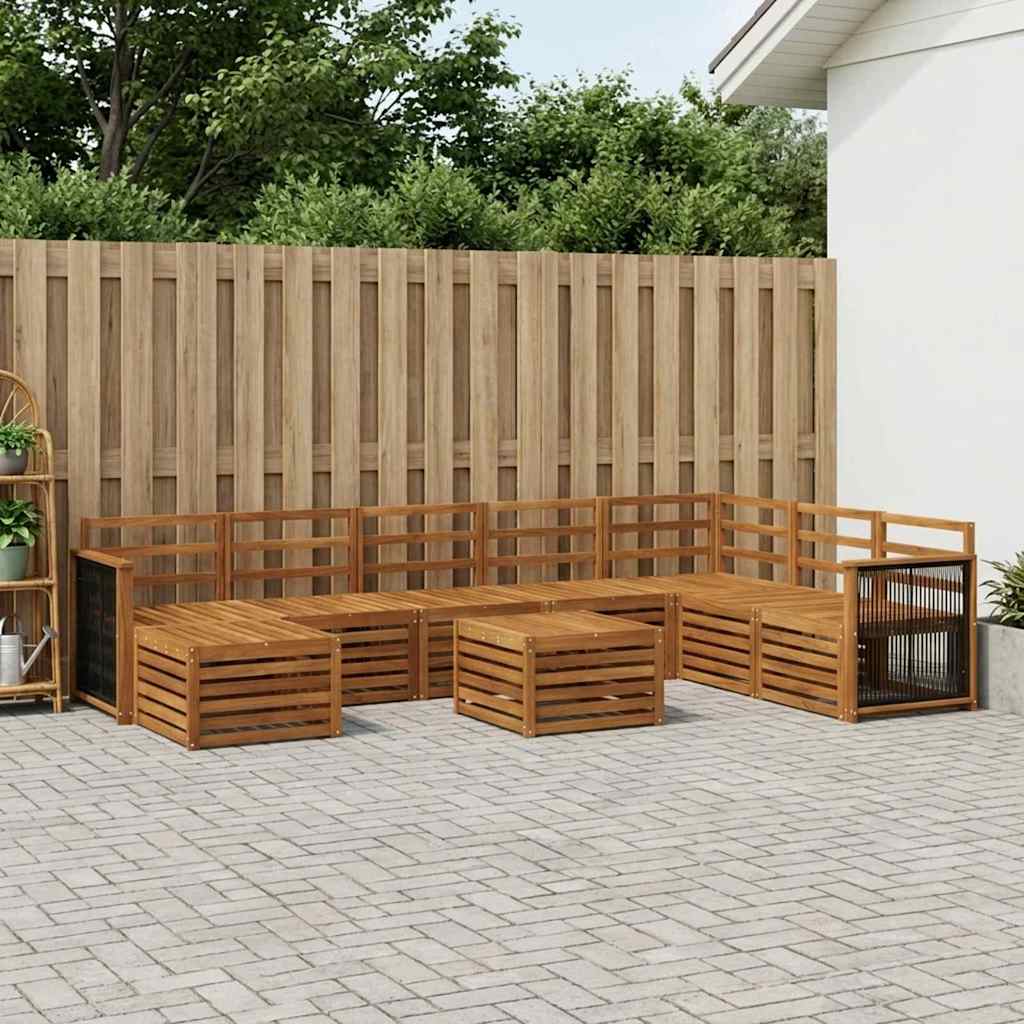 Ensemble de canapés d'extérieur 7 pcs Naturel - XIOS