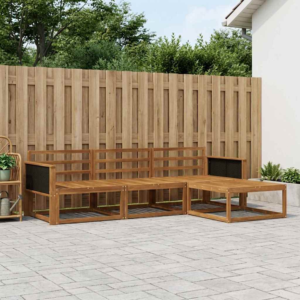 Ensemble de canapés d'extérieur 4 pcs Naturel - XIOS