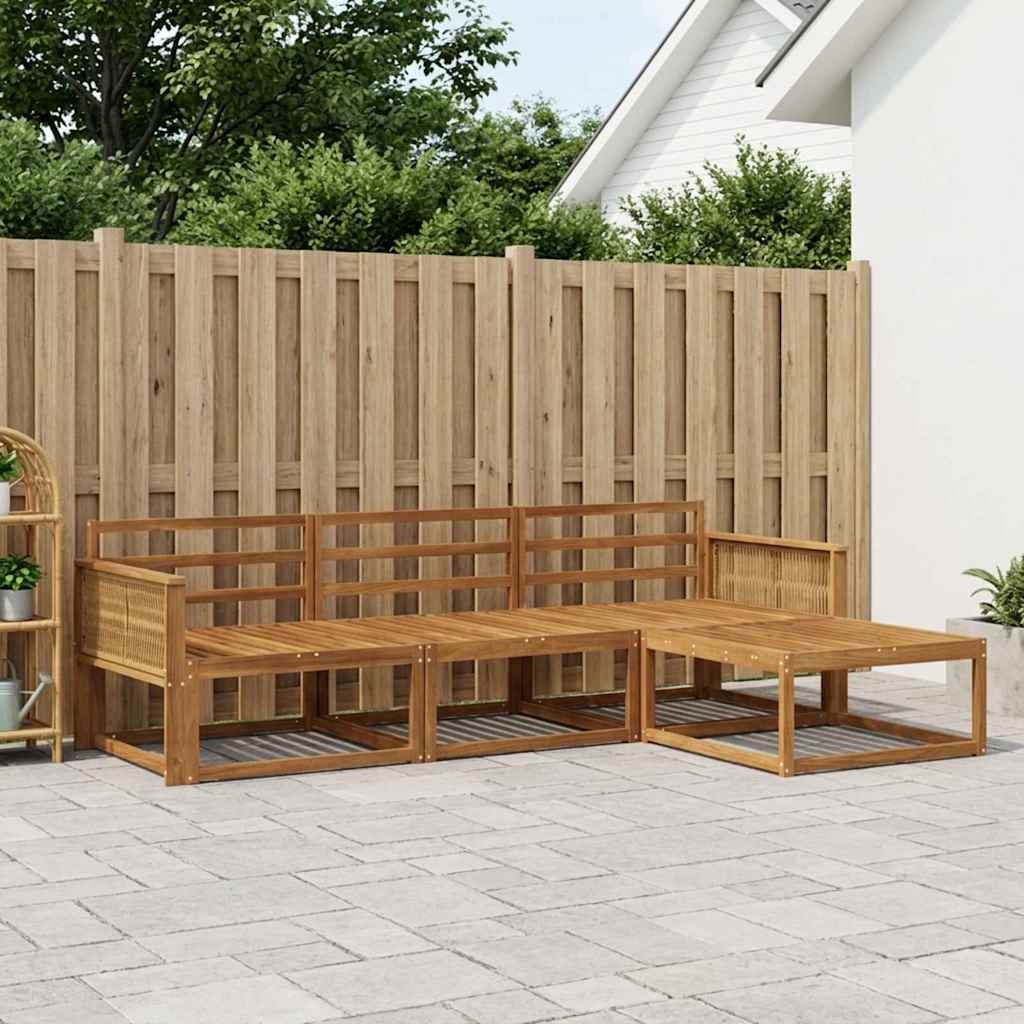 Ensemble de canapés d'extérieur 4 pcs Naturel - XIOS