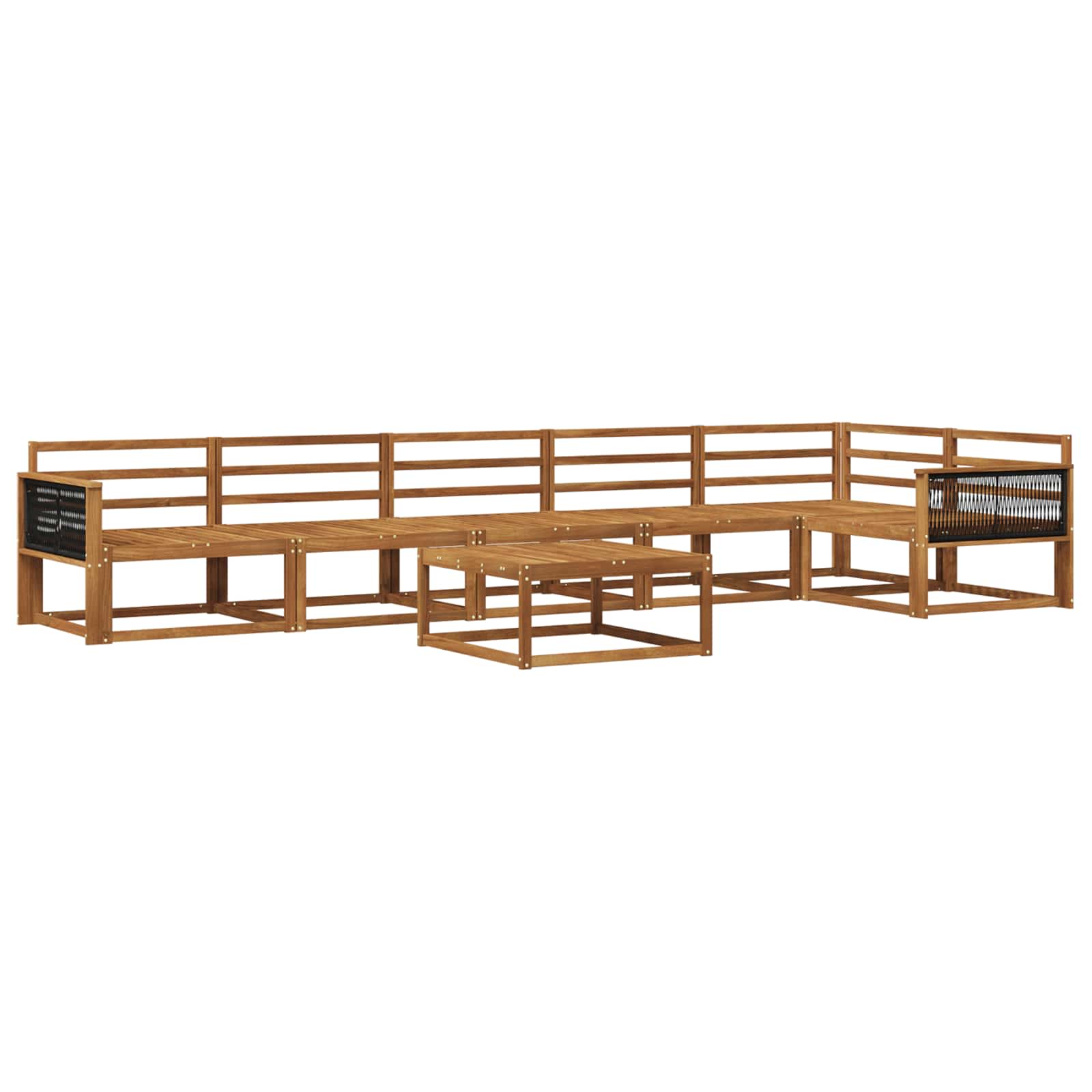 Ensemble de canapés d'extérieur 7 pcs Naturel - XIOS