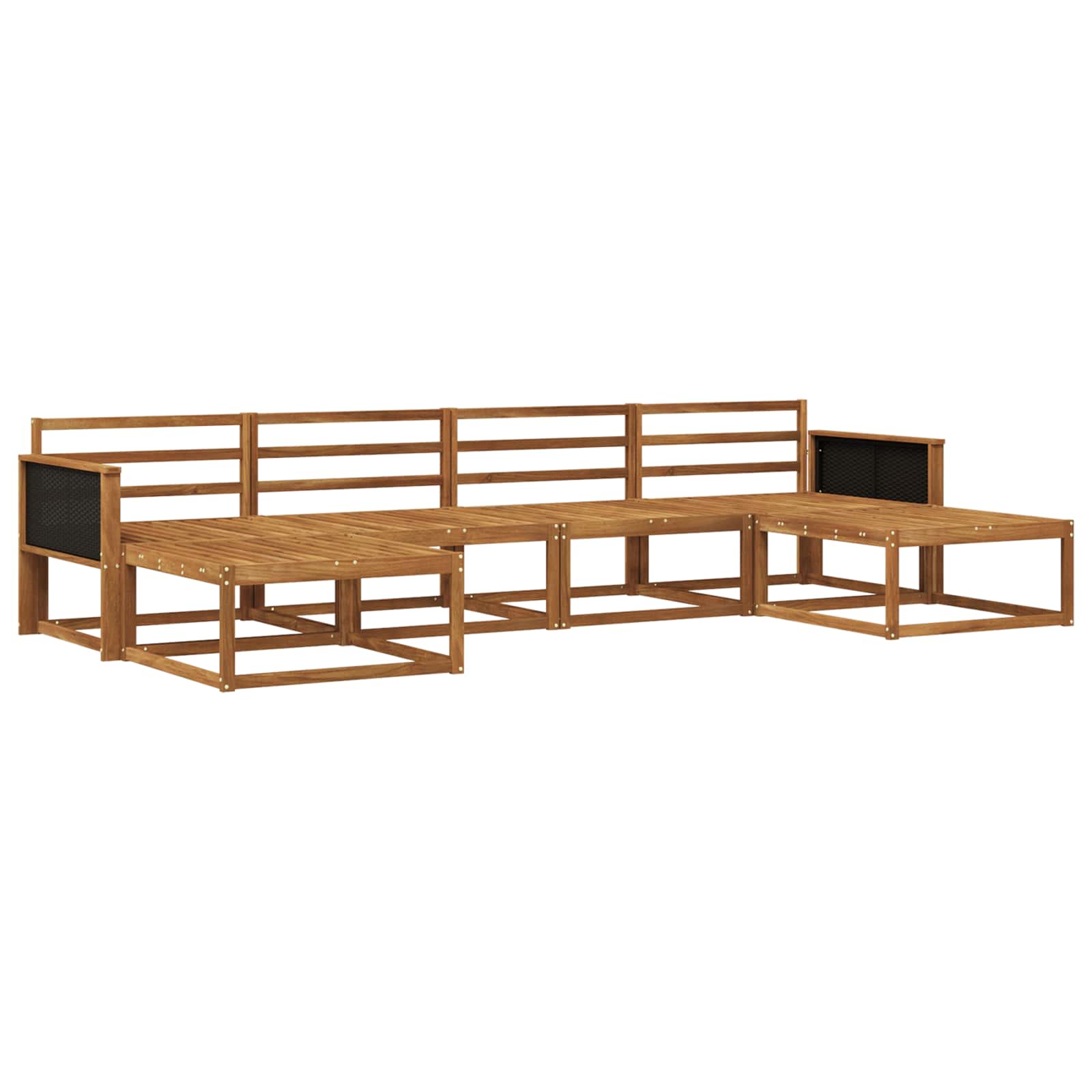 Ensemble de canapés d'extérieur 6 pcs Naturel - XIOS