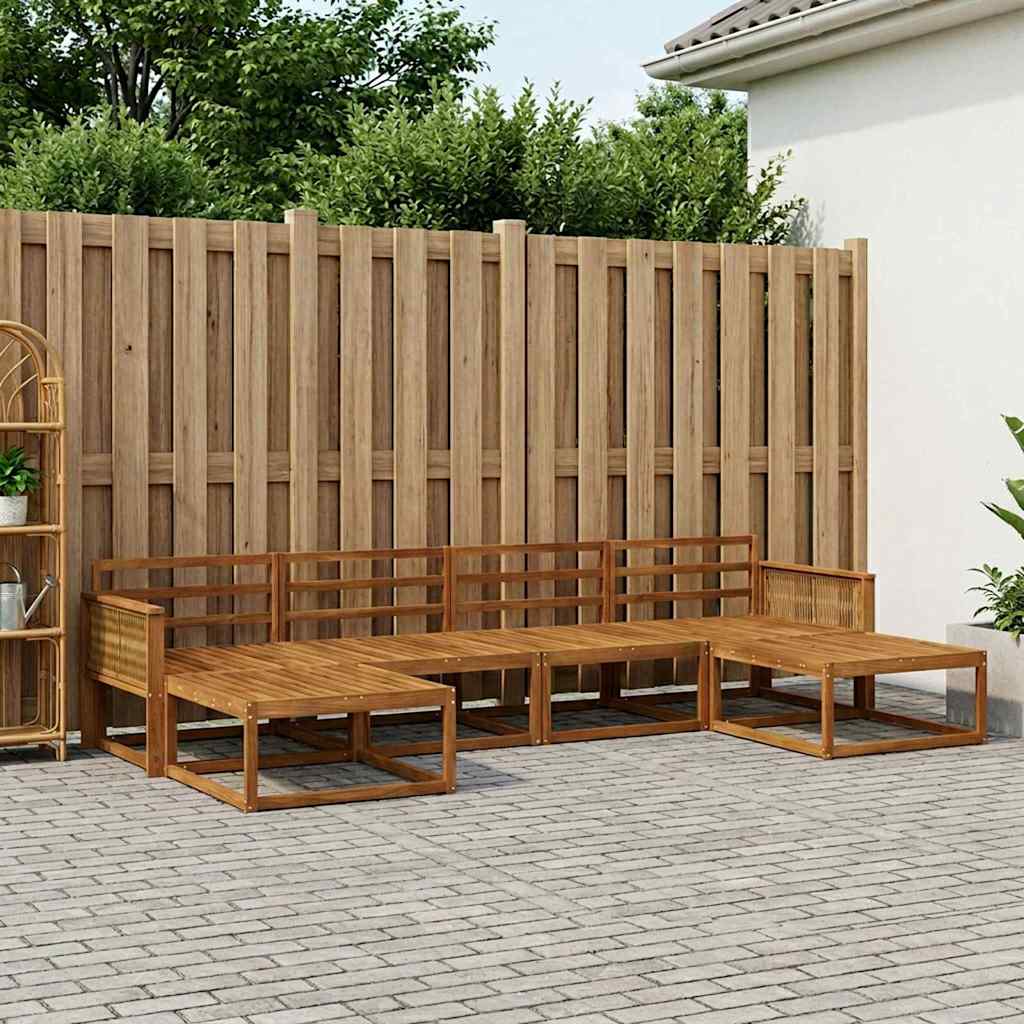 Ensemble de canapés d'extérieur 6 pcs Naturel - XIOS
