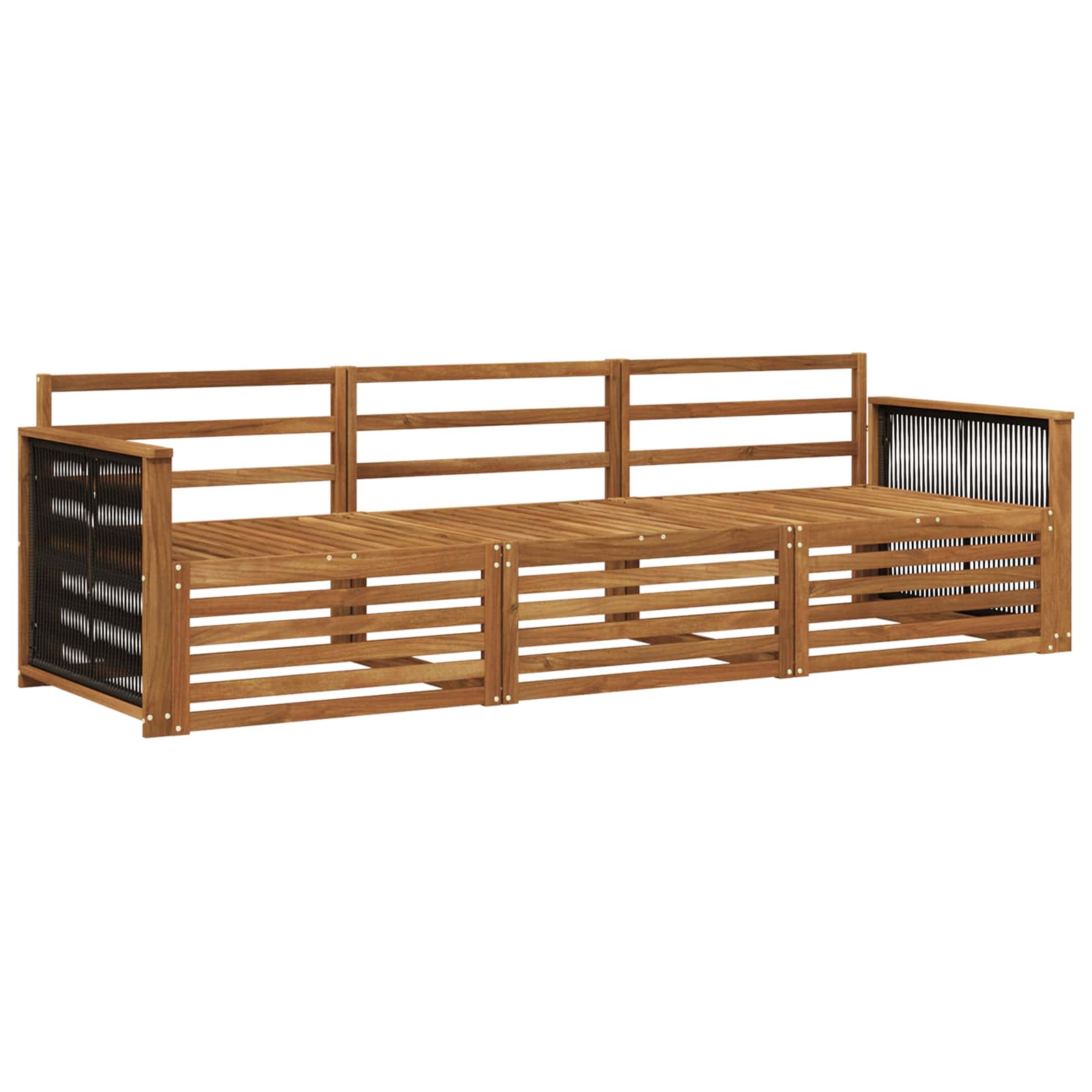 Ensemble de canapés d'extérieur 3 pcs Naturel - XIOS