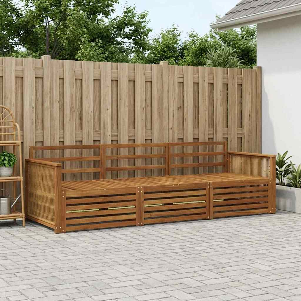 Ensemble de canapés d'extérieur 3 pcs Naturel - XIOS