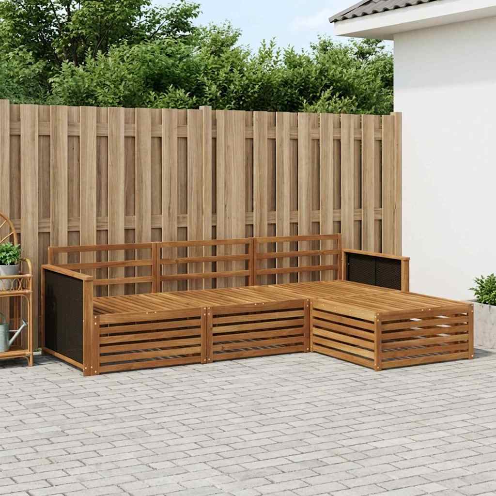 Ensemble de canapés d'extérieur 4 pcs Naturel - XIOS