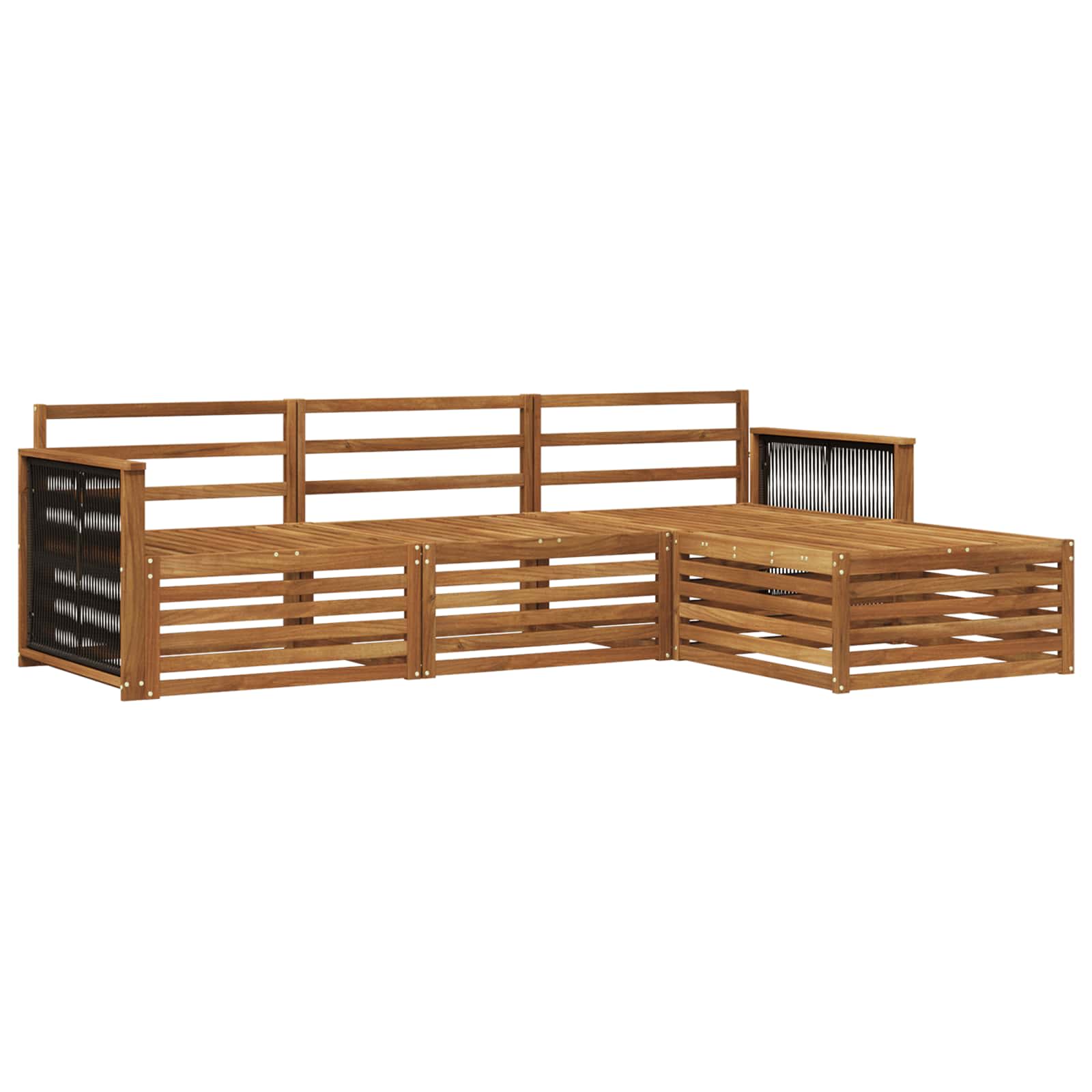 Ensemble de canapés d'extérieur Naturel 249 x 162,5 x 73 cm - XIOS