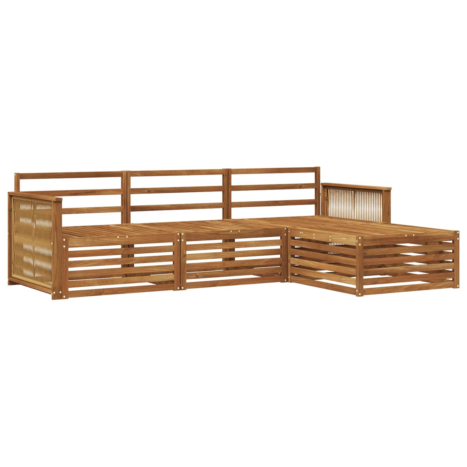 Ensemble de canapés d'extérieur Naturel 249 x 162,5 x 73 cm - XIOS