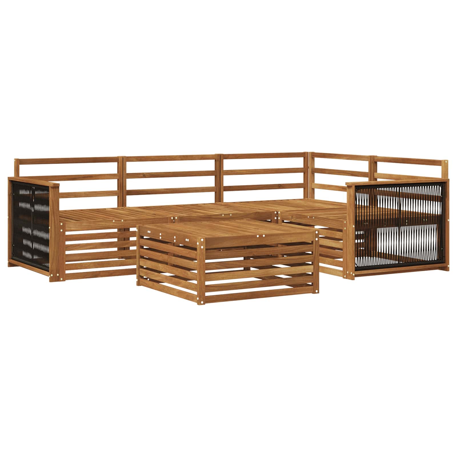 Ensemble de canapés d'extérieur 5 pcs Naturel - XIOS