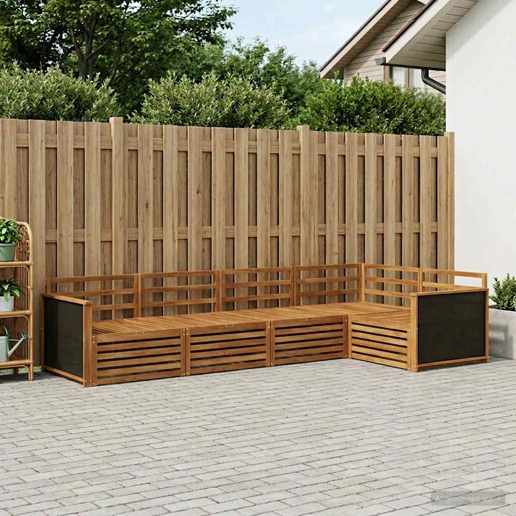 Ensemble de canapés d'extérieur 6 pcs Naturel - XIOS