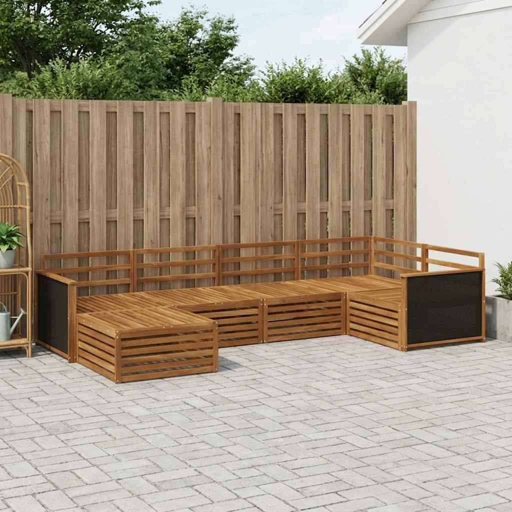 Ensemble de canapés d'extérieur 6 pcs Naturel - XIOS