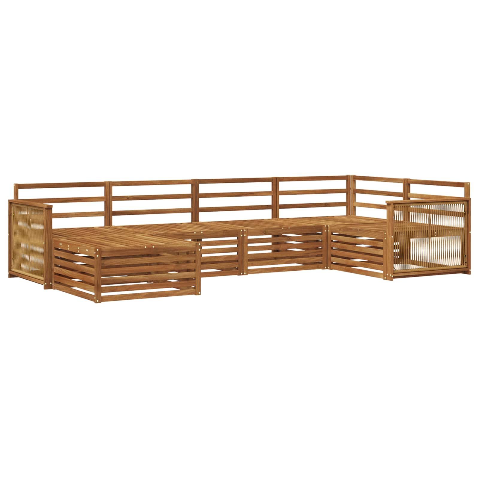Ensemble de canapés d'extérieur 6 pcs Naturel - XIOS