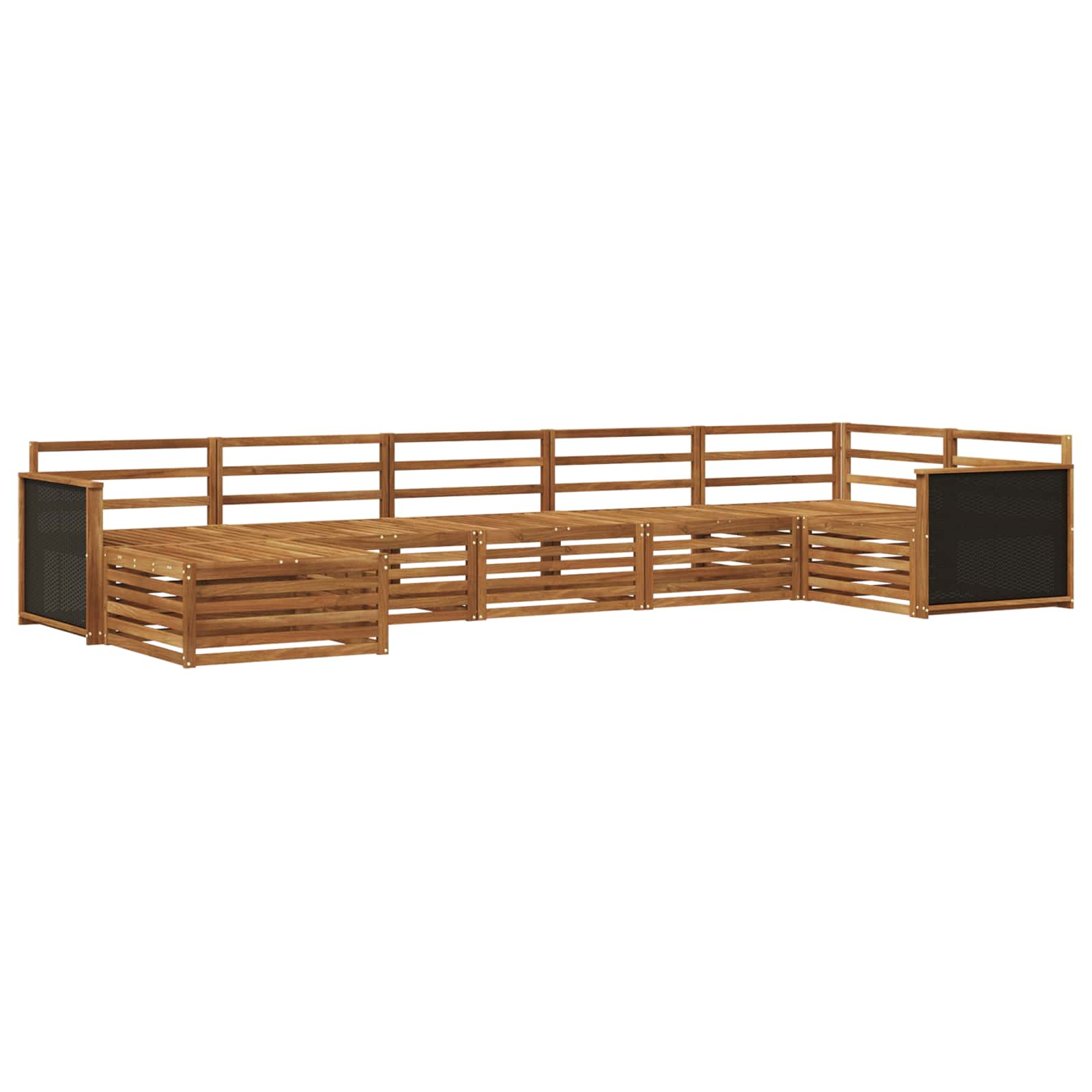 Ensemble de canapés d'extérieur 7 pcs Naturel - XIOS