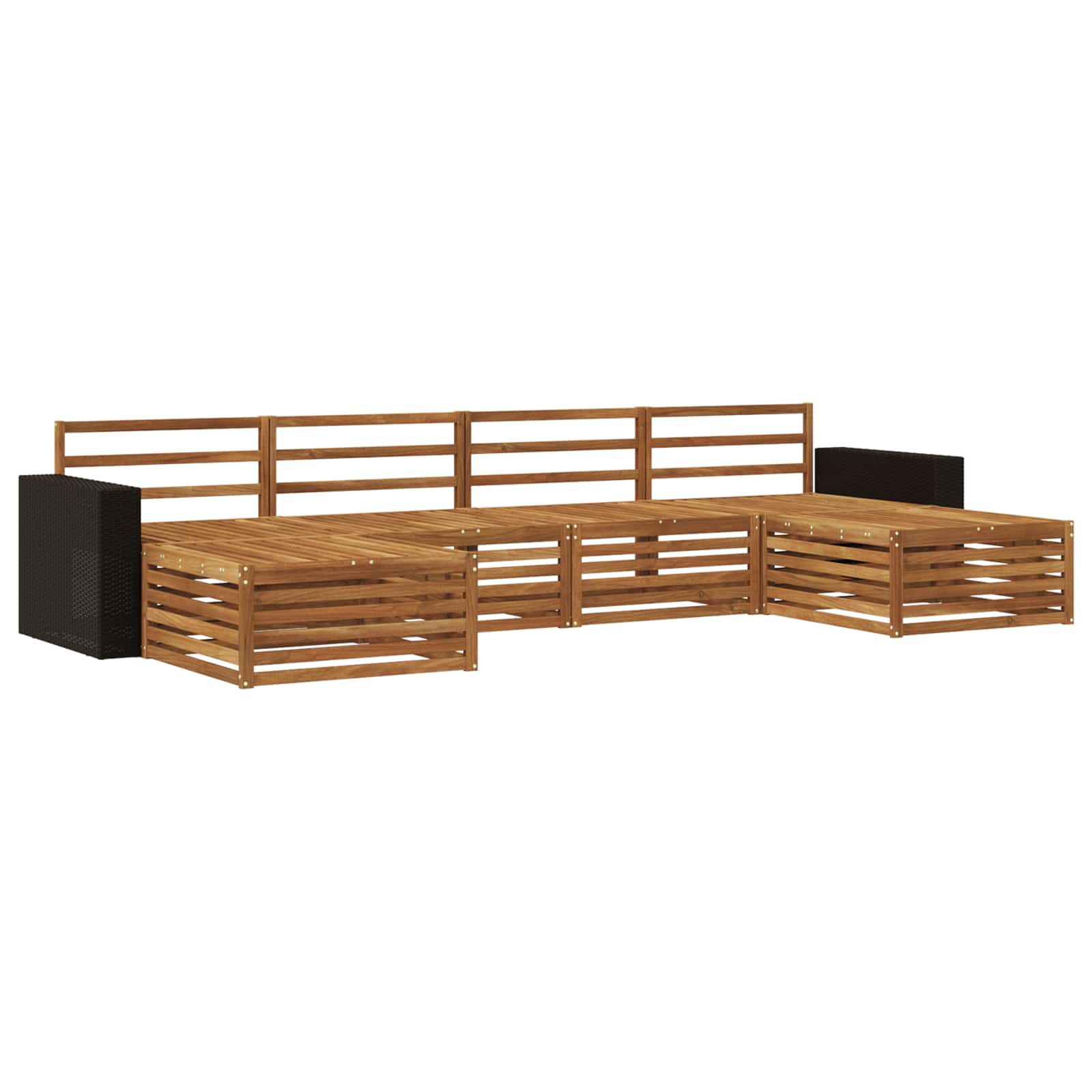 Ensembles de canapés 6 pcs Bois d'Acacia Massif - XIOS